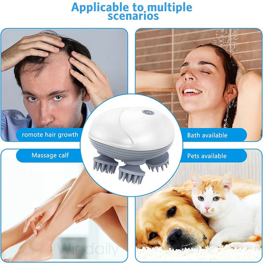 3D Electric Scalp Massager
