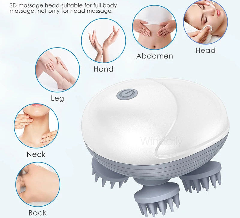 3D Electric Scalp Massager