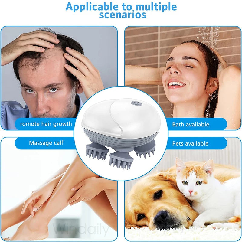 3D Electric Scalp Massager