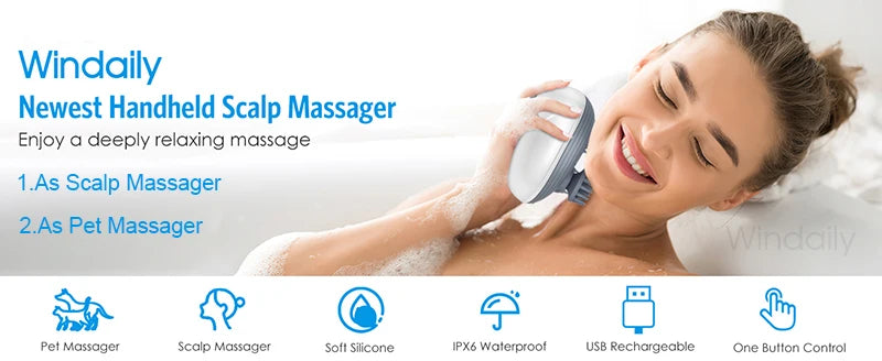 3D Electric Scalp Massager